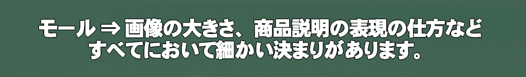 モール出店時のポイント